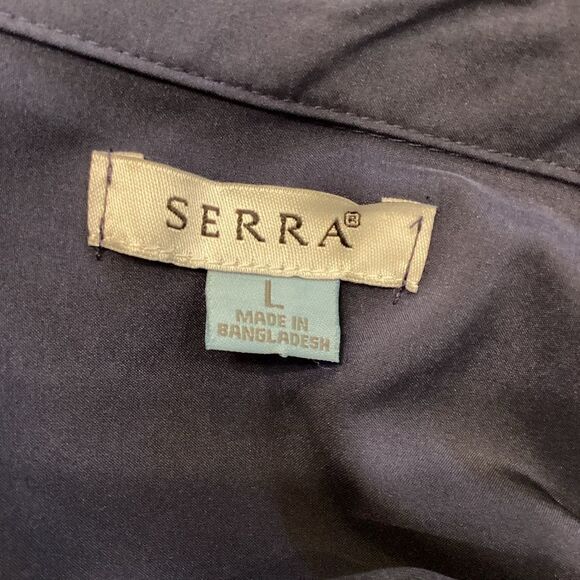 Serra Navy Blue Midi Dress Large - Picture 10 of 12